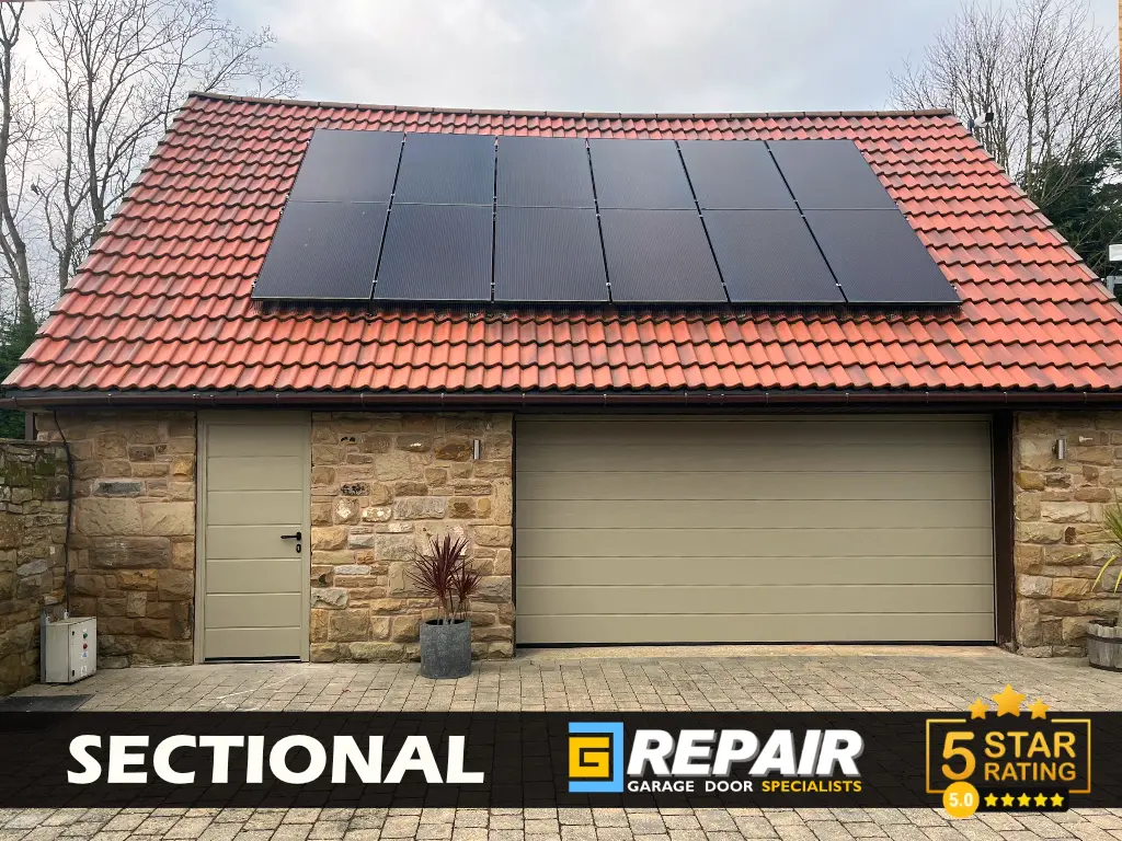 sectional door garage repair